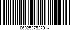 Código de barras (EAN, GTIN, SKU, ISBN): '0602537527014'