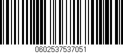 Código de barras (EAN, GTIN, SKU, ISBN): '0602537537051'