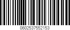Código de barras (EAN, GTIN, SKU, ISBN): '0602537552153'