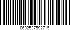 Código de barras (EAN, GTIN, SKU, ISBN): '0602537592715'