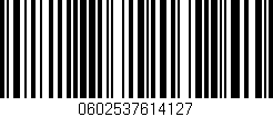 Código de barras (EAN, GTIN, SKU, ISBN): '0602537614127'