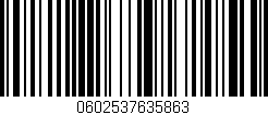 Código de barras (EAN, GTIN, SKU, ISBN): '0602537635863'