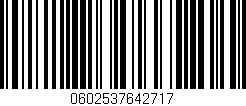 Código de barras (EAN, GTIN, SKU, ISBN): '0602537642717'