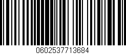 Código de barras (EAN, GTIN, SKU, ISBN): '0602537713684'