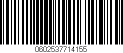 Código de barras (EAN, GTIN, SKU, ISBN): '0602537714155'