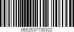 Código de barras (EAN, GTIN, SKU, ISBN): '0602537730322'