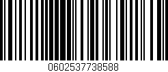 Código de barras (EAN, GTIN, SKU, ISBN): '0602537738588'