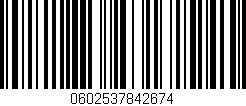 Código de barras (EAN, GTIN, SKU, ISBN): '0602537842674'