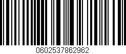 Código de barras (EAN, GTIN, SKU, ISBN): '0602537862962'