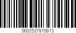 Código de barras (EAN, GTIN, SKU, ISBN): '0602537915613'