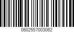Código de barras (EAN, GTIN, SKU, ISBN): '0602557003062'