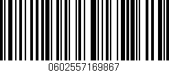 Código de barras (EAN, GTIN, SKU, ISBN): '0602557169867'