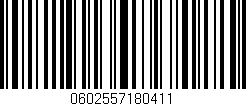 Código de barras (EAN, GTIN, SKU, ISBN): '0602557180411'
