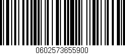 Código de barras (EAN, GTIN, SKU, ISBN): '0602573655900'