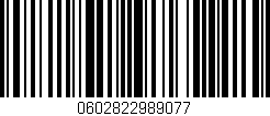 Código de barras (EAN, GTIN, SKU, ISBN): '0602822989077'