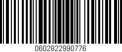 Código de barras (EAN, GTIN, SKU, ISBN): '0602822990776'