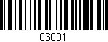Código de barras (EAN, GTIN, SKU, ISBN): '06031'