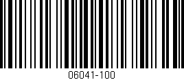 Código de barras (EAN, GTIN, SKU, ISBN): '06041-100'