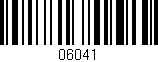 Código de barras (EAN, GTIN, SKU, ISBN): '06041'