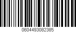 Código de barras (EAN, GTIN, SKU, ISBN): '0604493082385'
