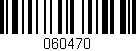 Código de barras (EAN, GTIN, SKU, ISBN): '060470'