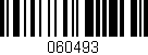 Código de barras (EAN, GTIN, SKU, ISBN): '060493'