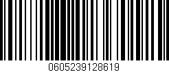 Código de barras (EAN, GTIN, SKU, ISBN): '0605239128619'