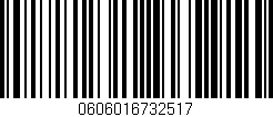 Código de barras (EAN, GTIN, SKU, ISBN): '0606016732517'