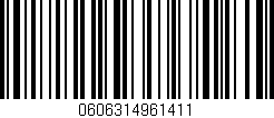 Código de barras (EAN, GTIN, SKU, ISBN): '0606314961411'