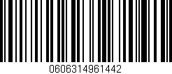 Código de barras (EAN, GTIN, SKU, ISBN): '0606314961442'