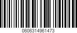 Código de barras (EAN, GTIN, SKU, ISBN): '0606314961473'