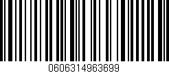 Código de barras (EAN, GTIN, SKU, ISBN): '0606314963699'