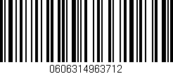 Código de barras (EAN, GTIN, SKU, ISBN): '0606314963712'