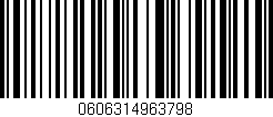 Código de barras (EAN, GTIN, SKU, ISBN): '0606314963798'