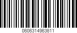 Código de barras (EAN, GTIN, SKU, ISBN): '0606314963811'