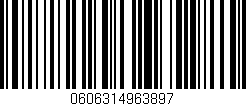 Código de barras (EAN, GTIN, SKU, ISBN): '0606314963897'