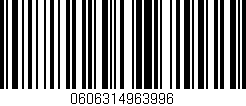 Código de barras (EAN, GTIN, SKU, ISBN): '0606314963996'