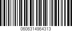 Código de barras (EAN, GTIN, SKU, ISBN): '0606314964313'