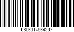 Código de barras (EAN, GTIN, SKU, ISBN): '0606314964337'