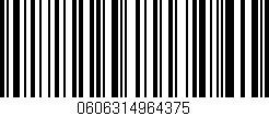 Código de barras (EAN, GTIN, SKU, ISBN): '0606314964375'