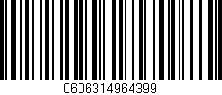 Código de barras (EAN, GTIN, SKU, ISBN): '0606314964399'