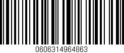 Código de barras (EAN, GTIN, SKU, ISBN): '0606314964863'