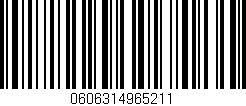 Código de barras (EAN, GTIN, SKU, ISBN): '0606314965211'