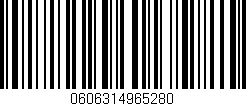 Código de barras (EAN, GTIN, SKU, ISBN): '0606314965280'