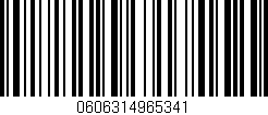 Código de barras (EAN, GTIN, SKU, ISBN): '0606314965341'