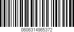 Código de barras (EAN, GTIN, SKU, ISBN): '0606314965372'
