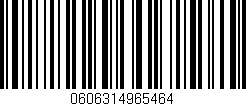 Código de barras (EAN, GTIN, SKU, ISBN): '0606314965464'