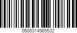 Código de barras (EAN, GTIN, SKU, ISBN): '0606314965532'