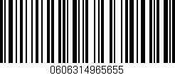 Código de barras (EAN, GTIN, SKU, ISBN): '0606314965655'