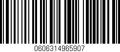 Código de barras (EAN, GTIN, SKU, ISBN): '0606314965907'